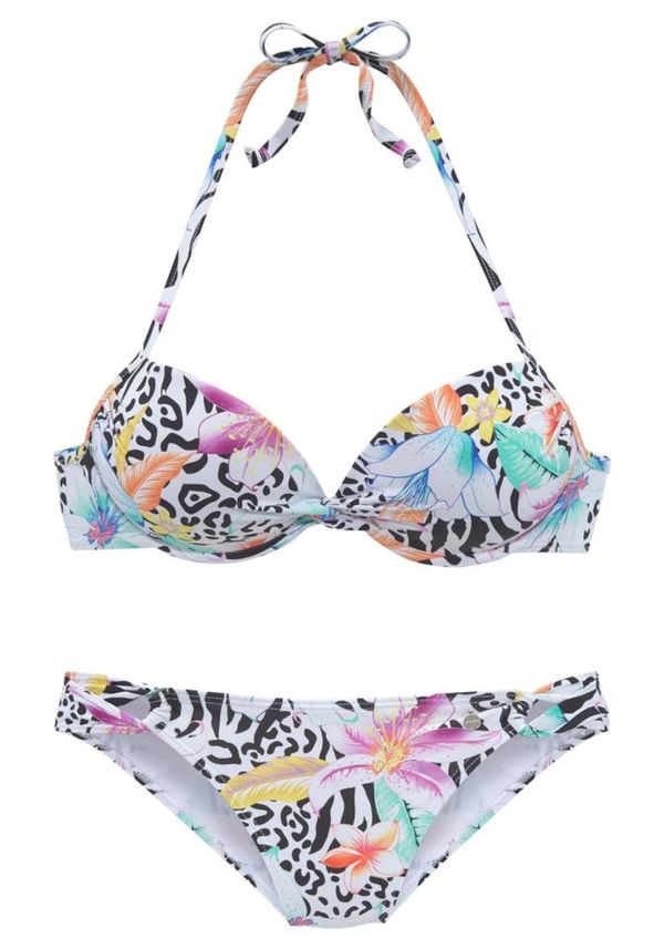 LASCANA LASCANA Bikini  tirkiz / svijetložuta / svijetloljubičasta / narančasta / crna / bijela