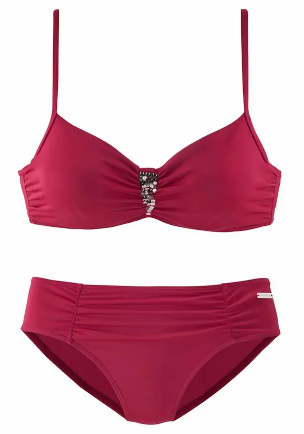 LASCANA LASCANA Bikini  trešnja crvena / srebro