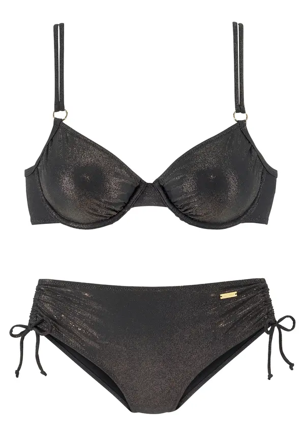 LASCANA LASCANA Bikini  zlatna / crna