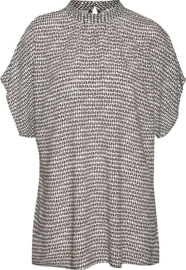 LASCANA LASCANA Bluza  crna / bijela