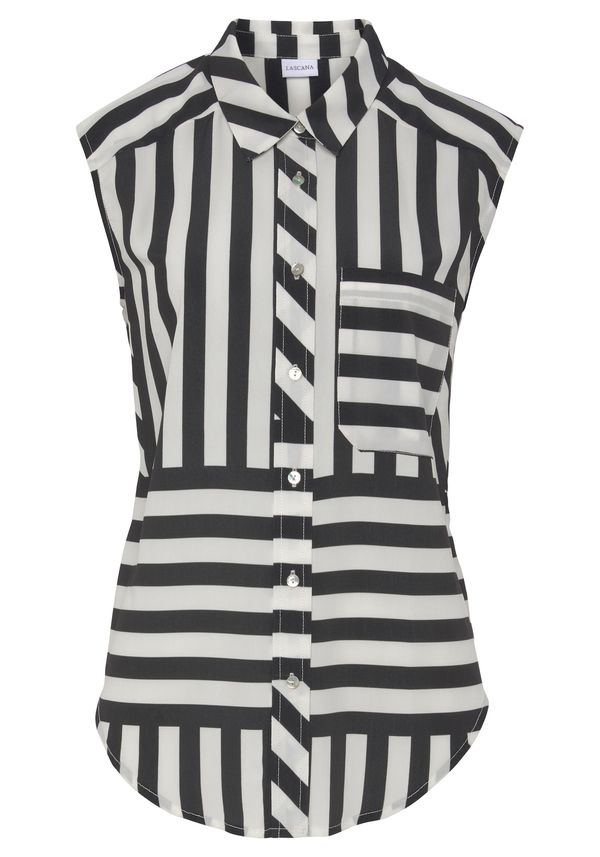 LASCANA LASCANA Bluza  crna / bijela