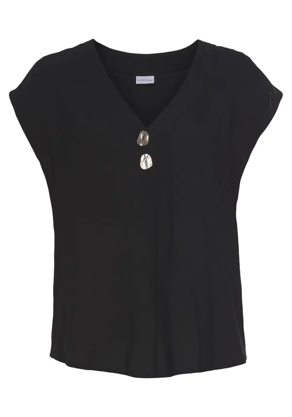 LASCANA LASCANA Bluza  crna