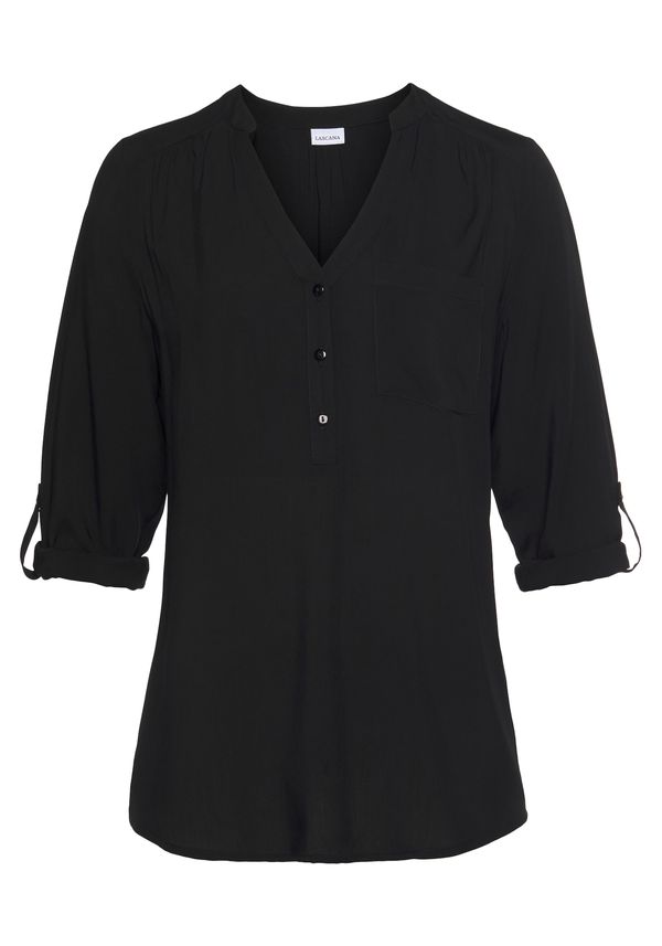 LASCANA LASCANA Bluza  crna