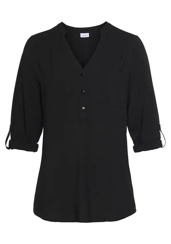 LASCANA LASCANA Bluza  crna