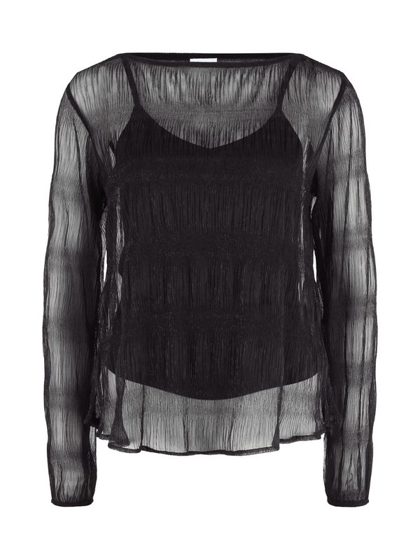 LASCANA LASCANA Bluza  crna