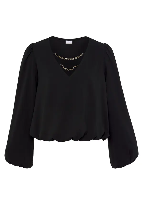 LASCANA LASCANA Bluza  crna
