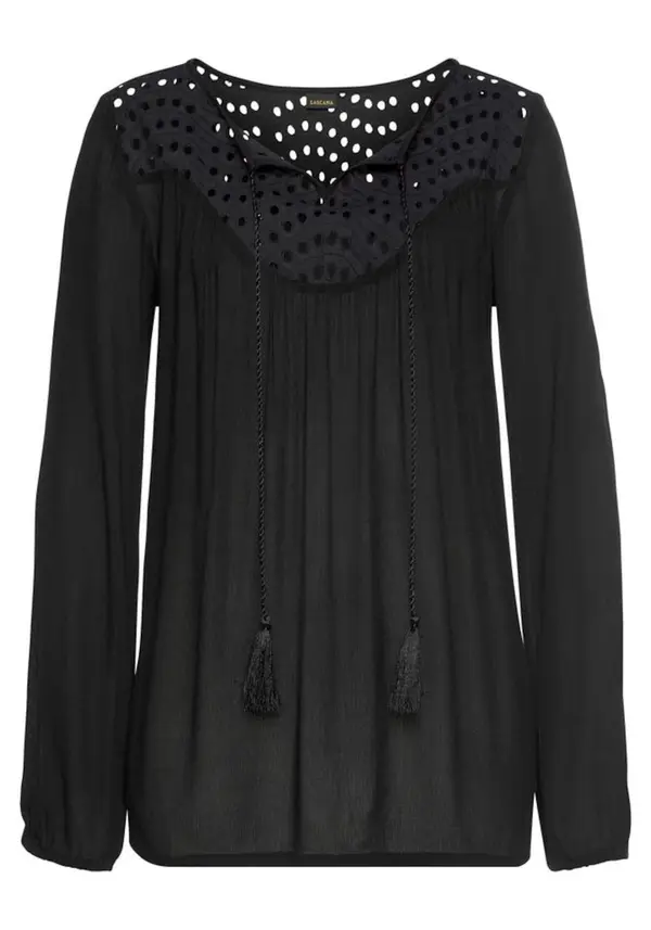 LASCANA LASCANA Bluza  crna