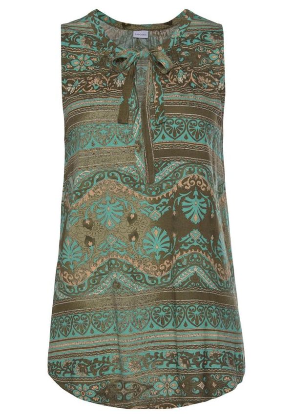 LASCANA LASCANA Bluza 'Foulard'  tirkiz