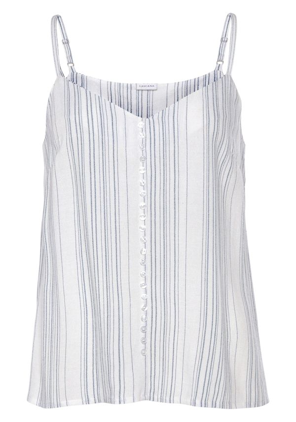 LASCANA LASCANA Bluza  plava / bijela
