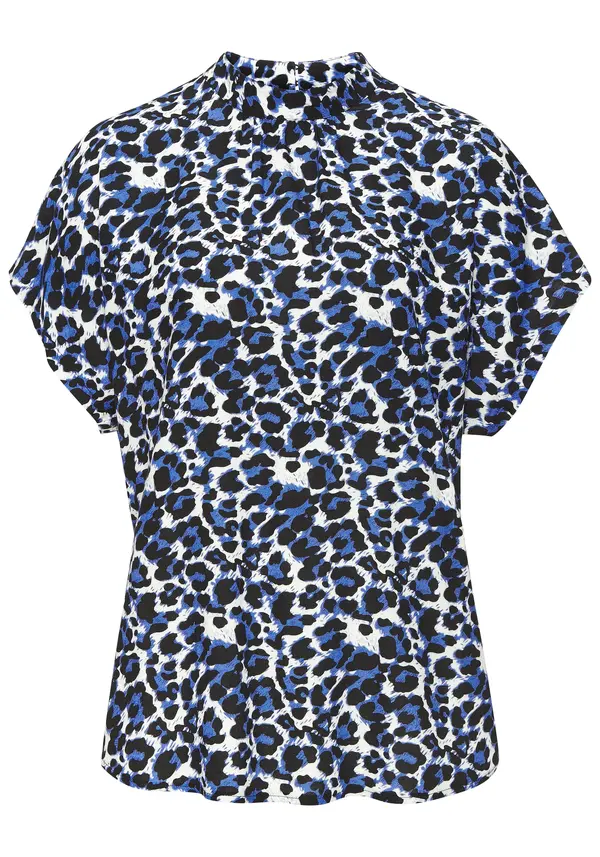 LASCANA LASCANA Bluza  plava / crna / bijela