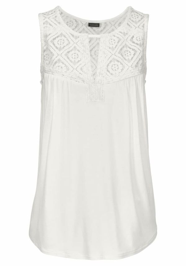 LASCANA LASCANA Bluza  prljavo bijela