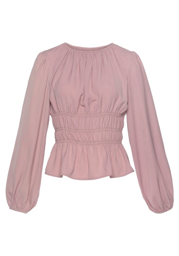 LASCANA LASCANA Bluza  sivkasto ljubičasta (mauve)