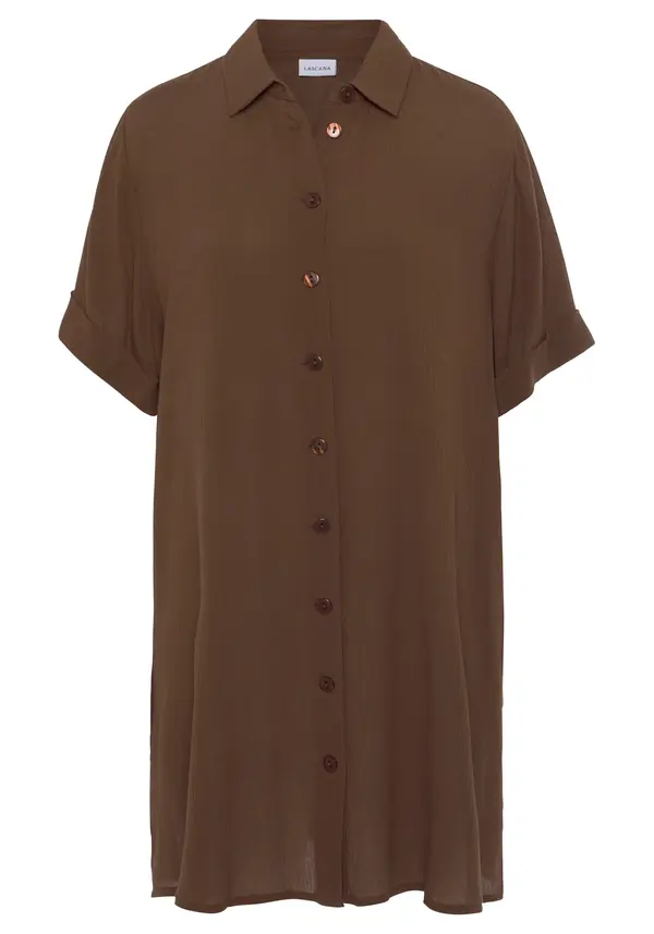 LASCANA LASCANA Bluza  tamno smeđa