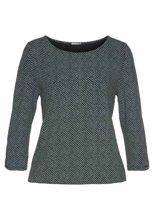 LASCANA LASCANA Bluza  zelena / crna