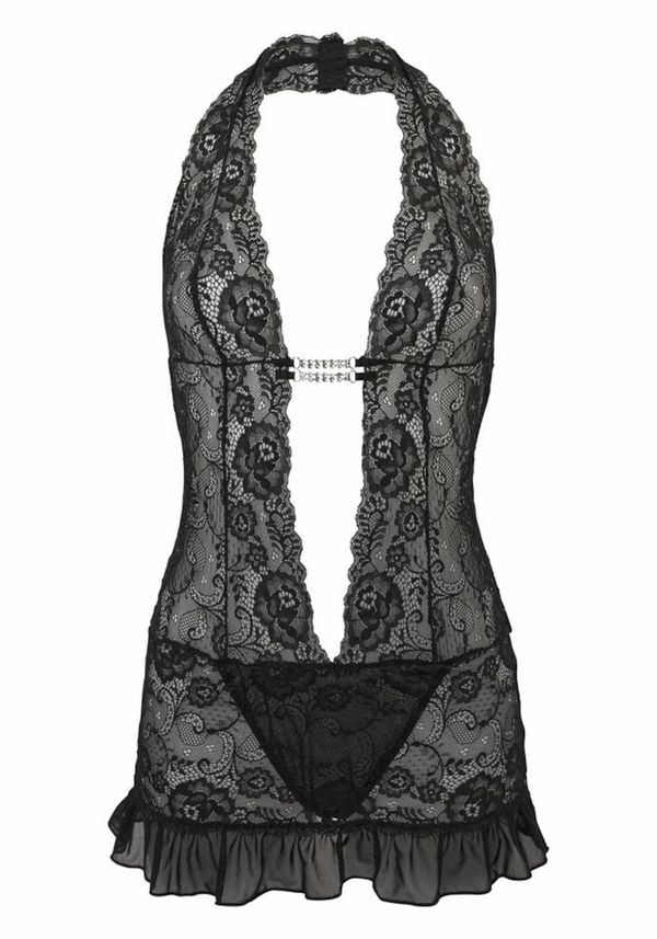 LASCANA LASCANA Bodi  crna