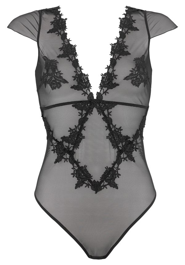 LASCANA LASCANA Bodi  crna