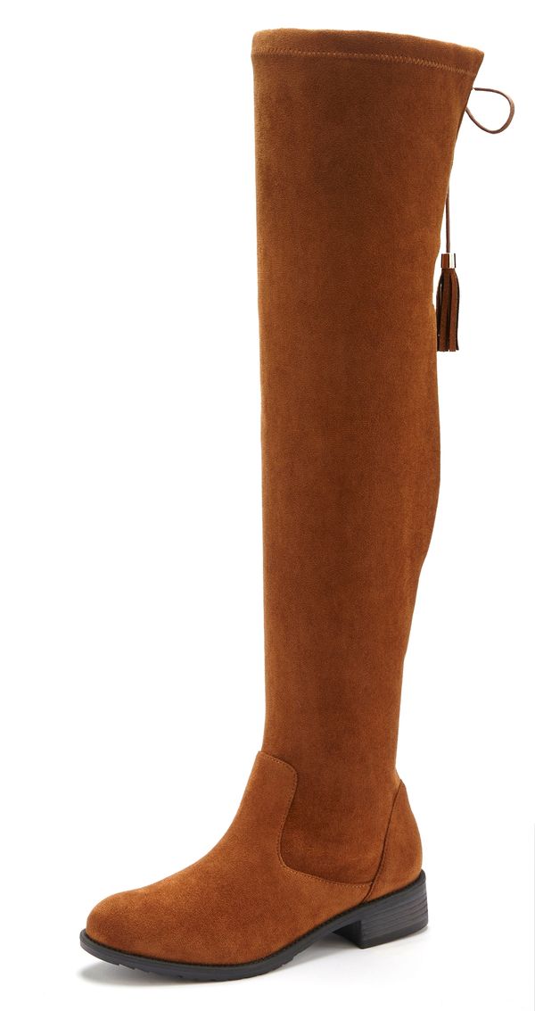 LASCANA LASCANA Čizme iznad koljena  oker