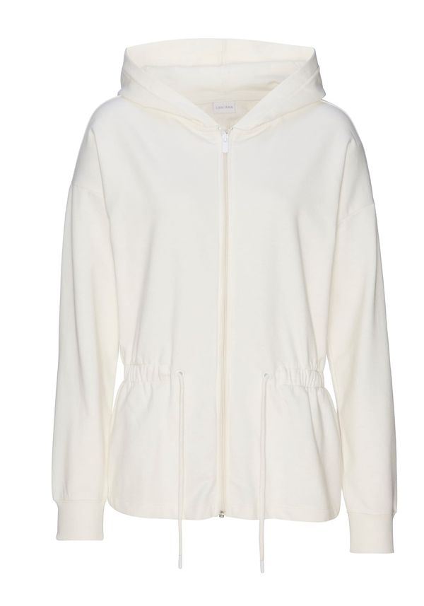 LASCANA LASCANA Gornji dio trenirke  ecru/prljavo bijela