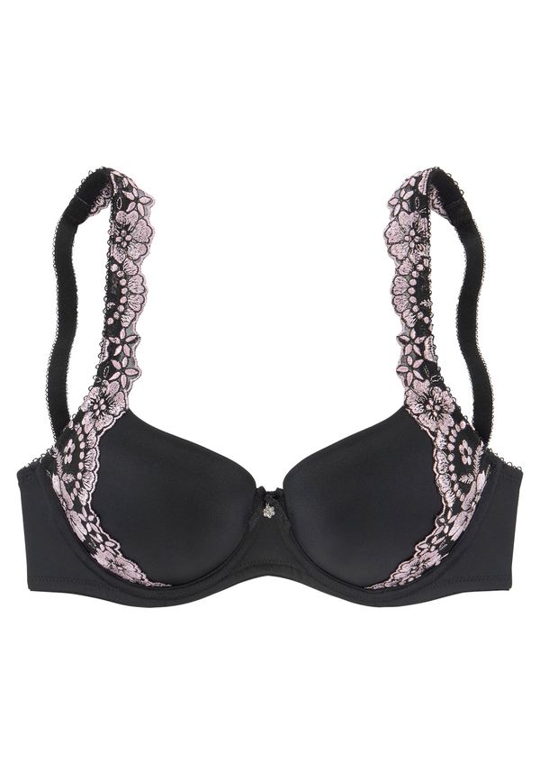 LASCANA LASCANA Grudnjak 'Wanda'  pastelno roza / crna