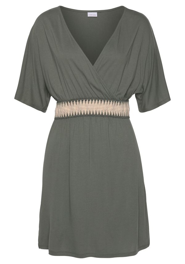 LASCANA LASCANA Haljina  bež / maslinasta