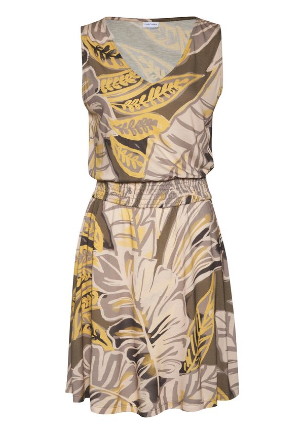 LASCANA LASCANA Haljina  bež melange / smeđa melange