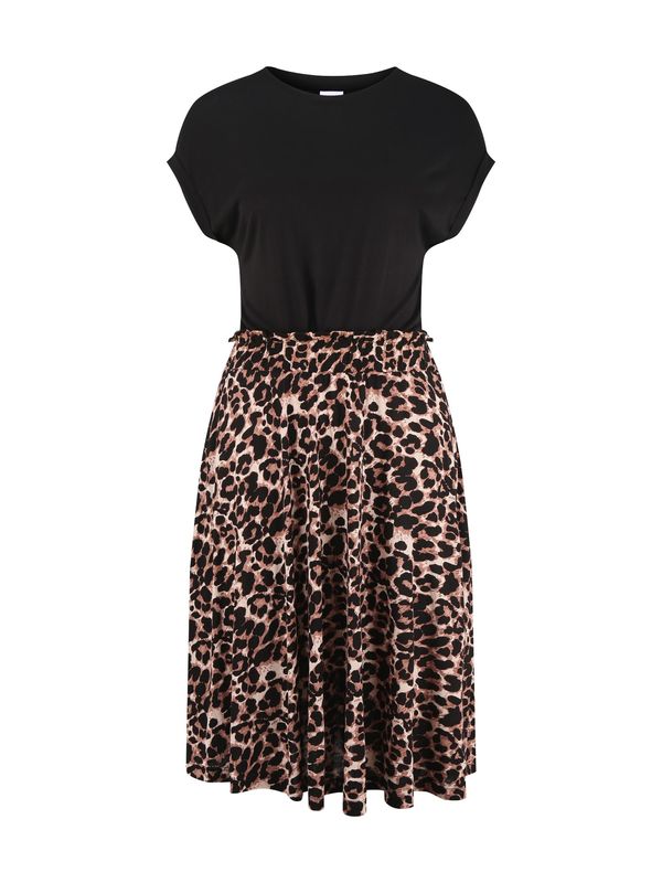 LASCANA LASCANA Haljina  bež / smeđa / crna