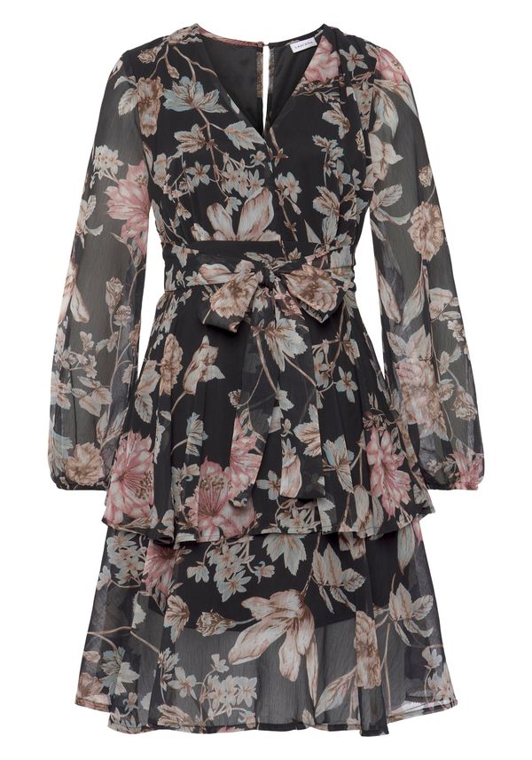 LASCANA LASCANA Haljina  boja pijeska / svijetlosmeđa / menta / svijetloroza / crna