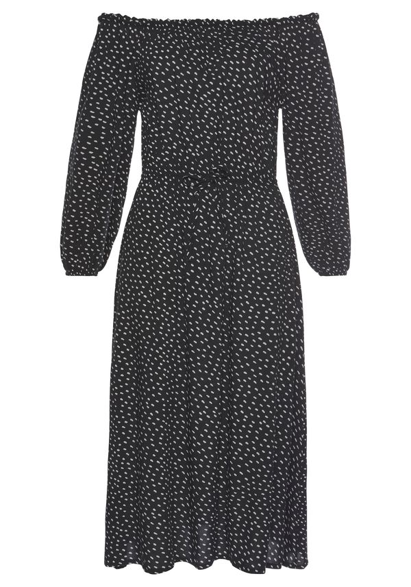 LASCANA LASCANA Haljina  crna / bijela