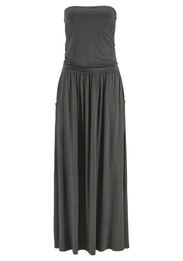 LASCANA LASCANA Haljina 'LS Maxikleid Python'  kaki