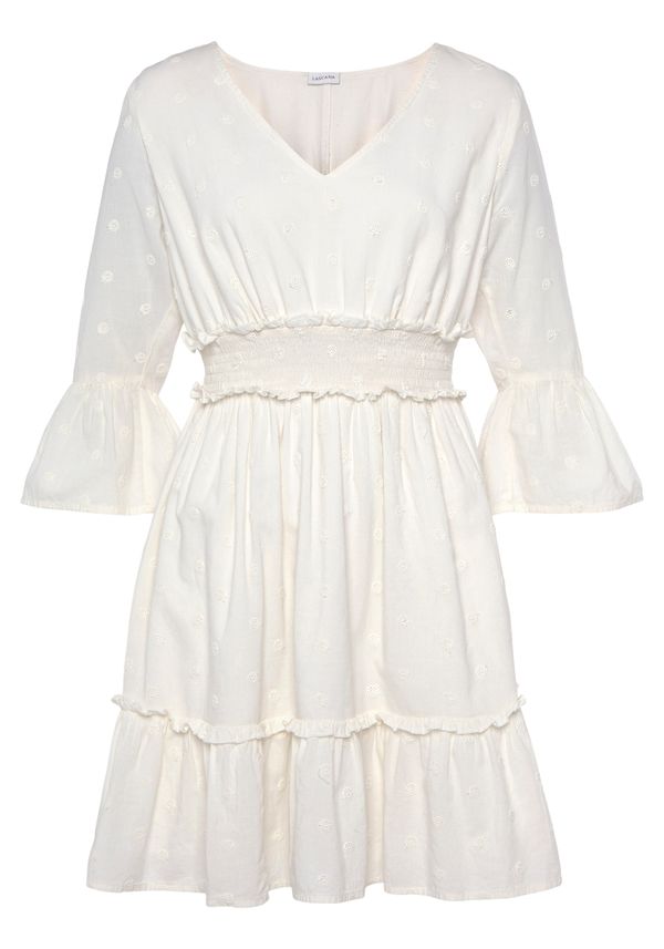 LASCANA LASCANA Haljina  vuneno bijela