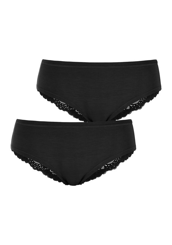 LASCANA LASCANA Hipster gaćice 'Hipster'  crna
