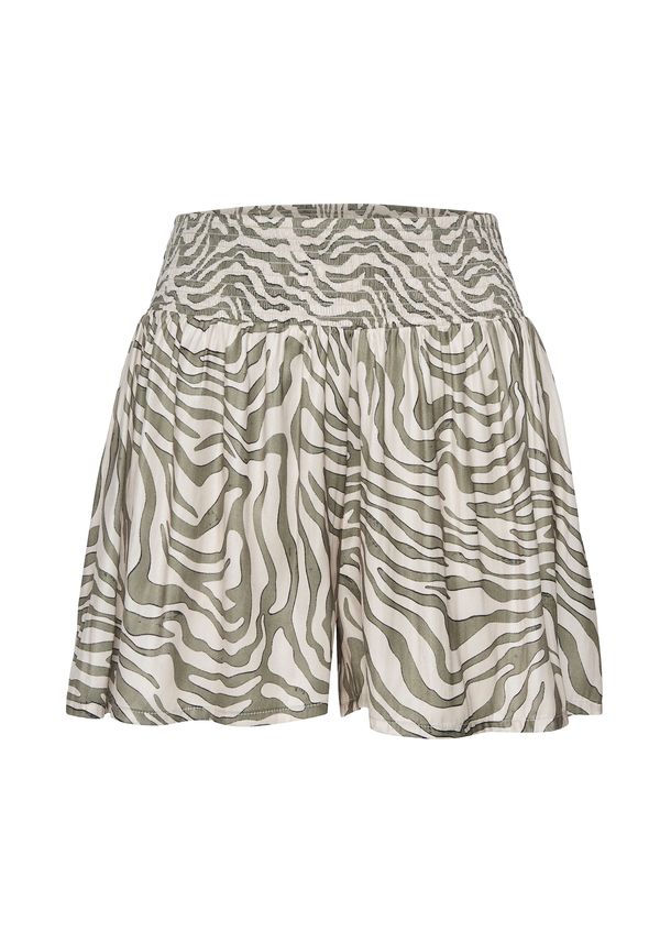 LASCANA LASCANA Hlače  ecru/prljavo bijela / maslinasta