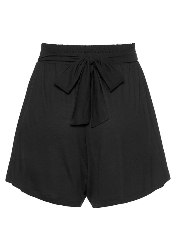 LASCANA LASCANA Hlače 'Kakadu'  crna