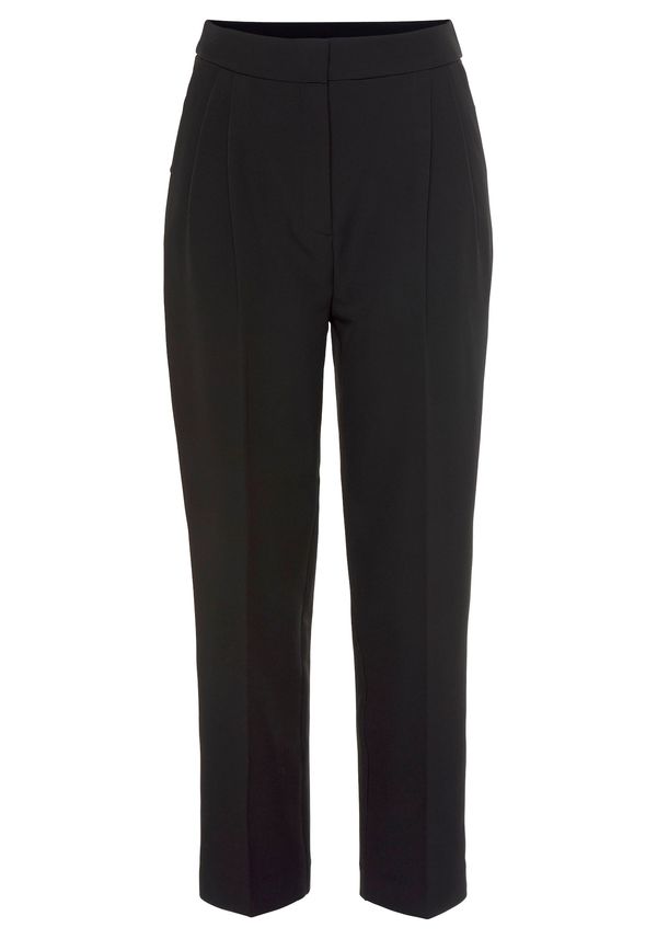 LASCANA LASCANA Hlače na crtu  crna