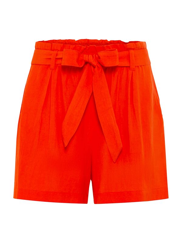 LASCANA LASCANA Hlače na crtu  neonsko crvena