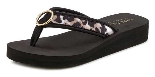 LASCANA LASCANA Japanke  bež / crna