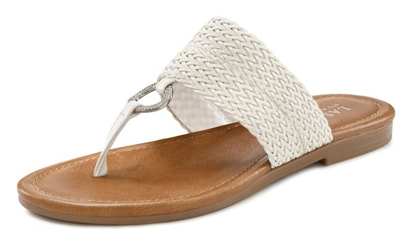 LASCANA LASCANA Japanke  srebro / prljavo bijela