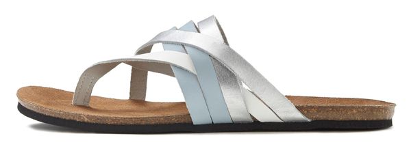 LASCANA LASCANA Japanke  svijetloplava / srebro / bijela