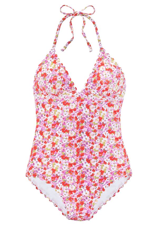 LASCANA LASCANA Jednodijelni kupaći kostim  bež / zelena / ljubičasta / roza / crvena / bijela