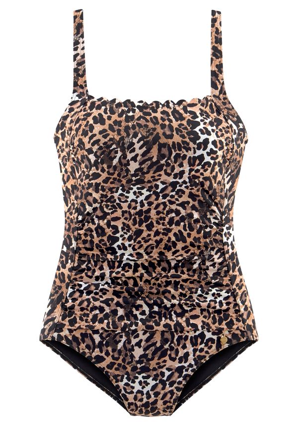 LASCANA LASCANA Jednodijelni kupaći kostim 'Lexa'  smeđa / crna