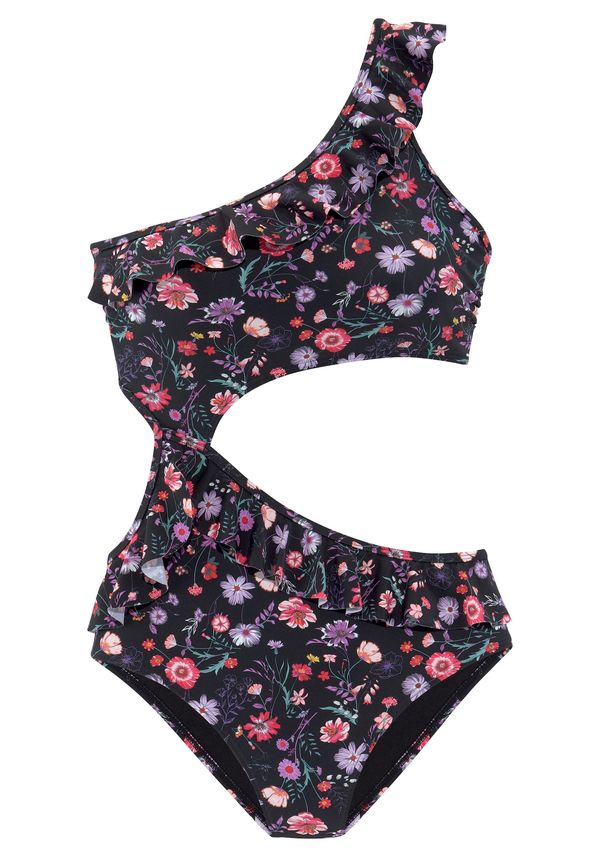 LASCANA LASCANA Jednodijelni kupaći kostim  miks boja / crna