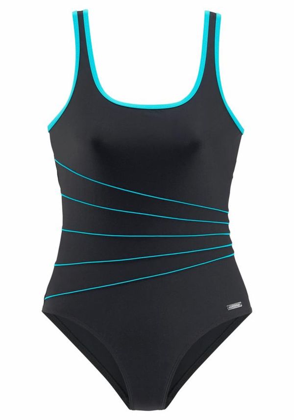 LASCANA LASCANA Jednodijelni kupaći kostim  plava / crna