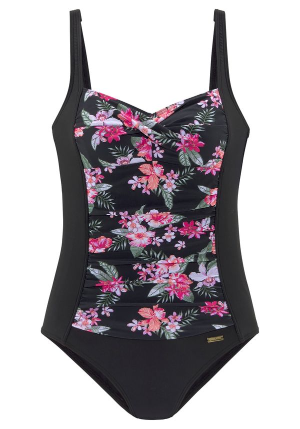 LASCANA LASCANA Jednodijelni kupaći kostim  zelena / roza / crna