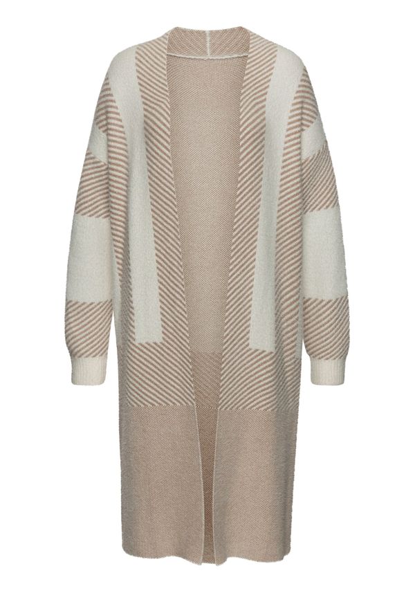 LASCANA LASCANA Kardigan  bež / bijela