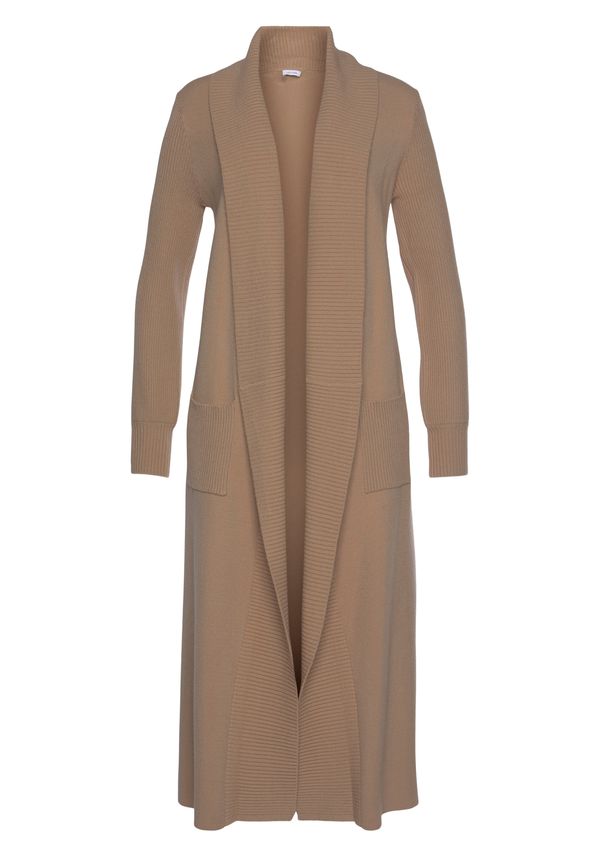 LASCANA LASCANA Kardigan  boja devine dlake (camel)