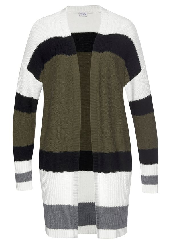 LASCANA LASCANA Kardigan  bronca / siva / crna / bijela
