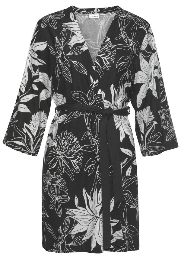 LASCANA LASCANA Kimono  crna / bijela