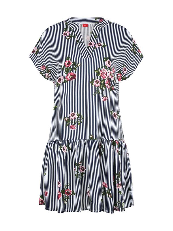 LASCANA LASCANA Košulja haljina  mornarsko plava / bijela