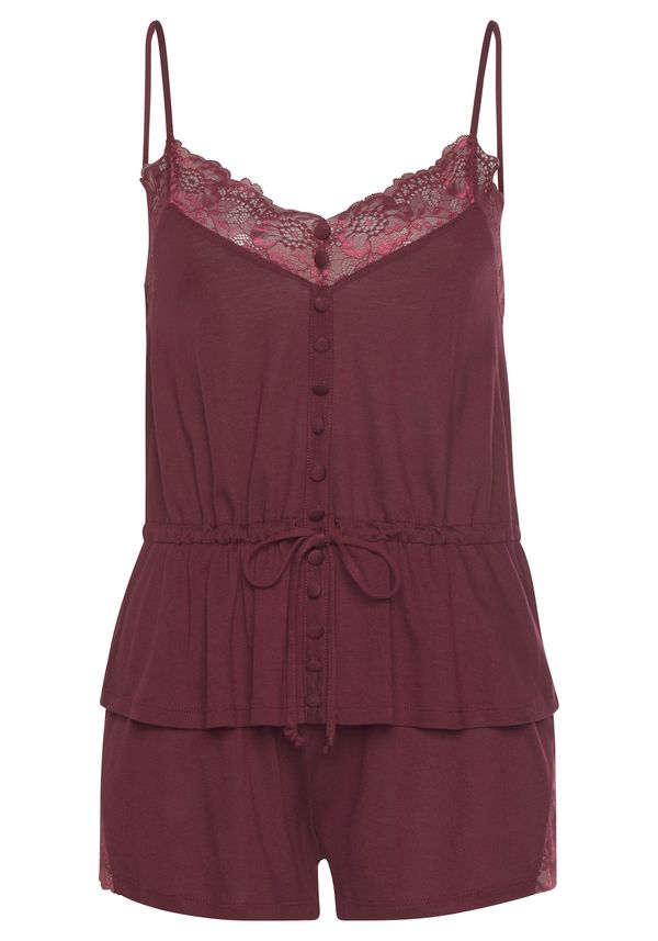 LASCANA LASCANA Kratke hlače za spavanje  boja vina