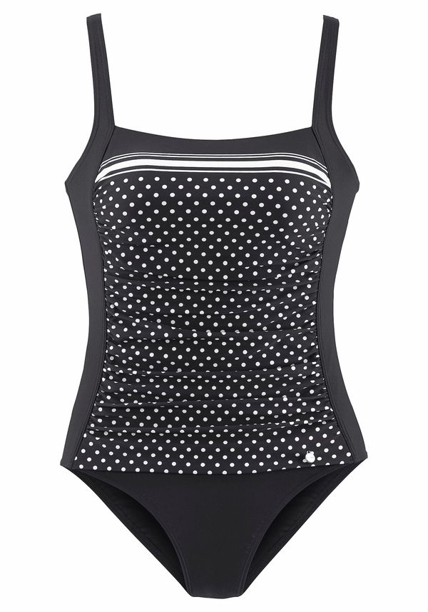 LASCANA LASCANA Kupaći kostim za oblikovanje  crna / bijela